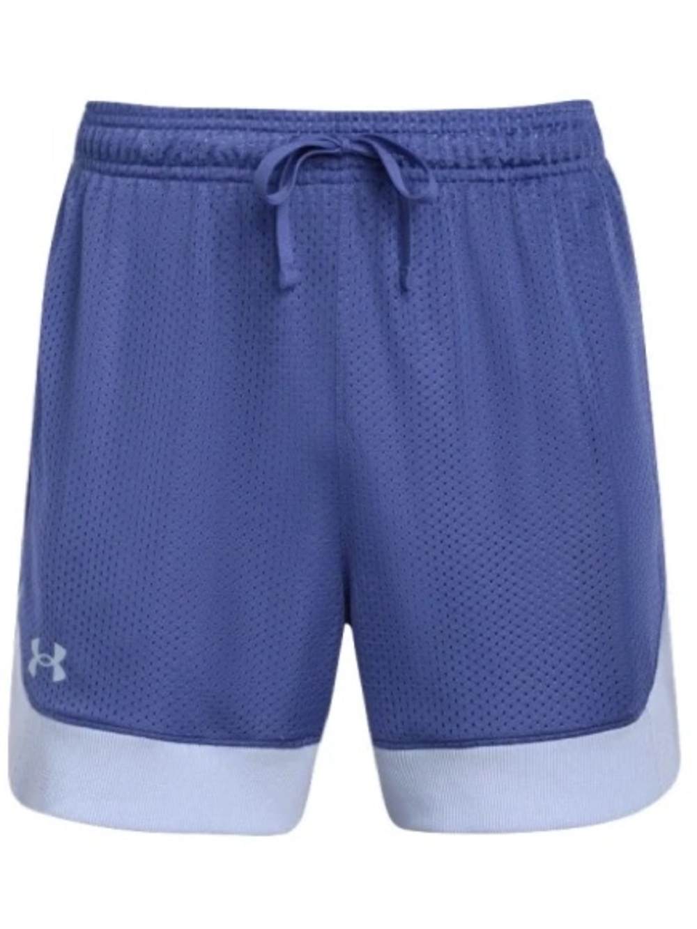 Under Armour Men’s Blue/Purple Athletic Mesh Shorts with Light Trim